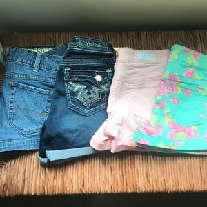 Celebrity Pink casual stretch jean shorts lot